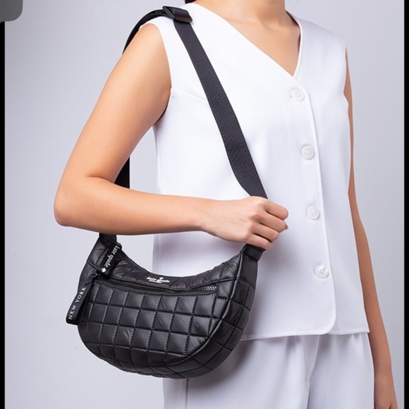 Kate Spade Black Quilted Camden Shoulder Crossbody Bag - Picture 3 of 5